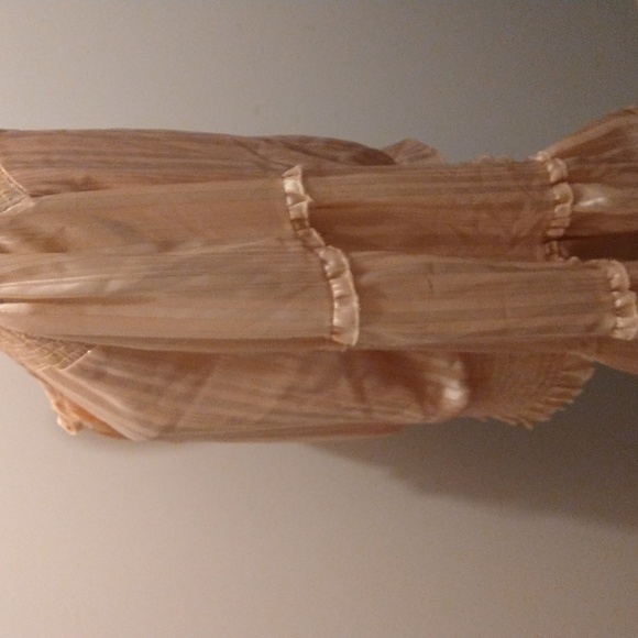 Angie Long Flare Layered Sleeves Pull Over Top Blouse Size L Pink #W-541 - Picture 9 of 13